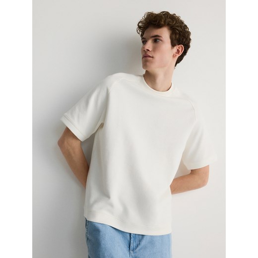 Reserved - T-shirt regular fit - złamana biel Reserved M Reserved