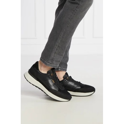 BOSS BLACK Skórzane sneakersy Jace_Runn_lmme 44 okazja Gomez Fashion Store