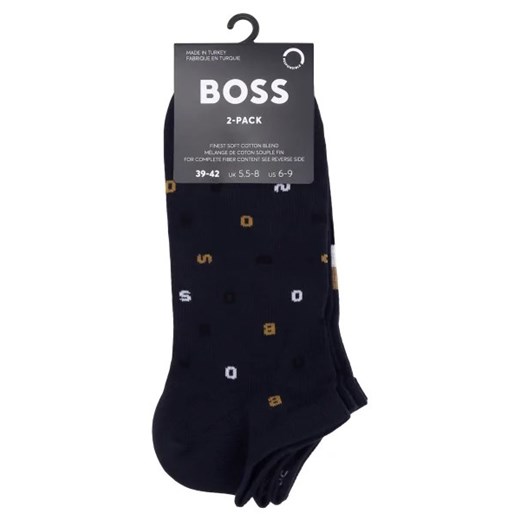 BOSS Skarpety 2-pack AS Letters CC 39-42 promocyjna cena Gomez Fashion Store