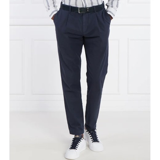 Tommy Hilfiger Spodnie HARLEM | Slim Fit | z dodatkiem lnu ze sklepu Gomez Fashion Store w kategorii Spodnie męskie - zdjęcie 170874036