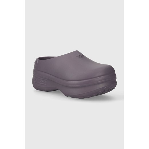 adidas Originals klapki Adifom Stan Mule W damskie kolor fioletowy na platformie IE0479 ze sklepu PRM w kategorii Klapki damskie - zdjęcie 170874528