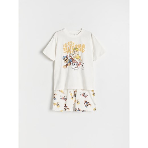 Reserved - Dwuczęściowa piżama Psi Patrol - złamana biel ze sklepu Reserved w kategorii Piżamy dziecięce - zdjęcie 170875499