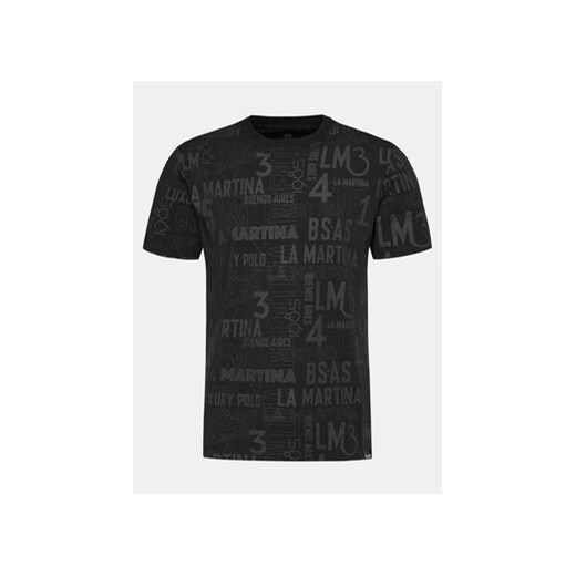 La Martina T-Shirt YMR008 JS393 Czarny Regular Fit ze sklepu MODIVO w kategorii T-shirty męskie - zdjęcie 170878388