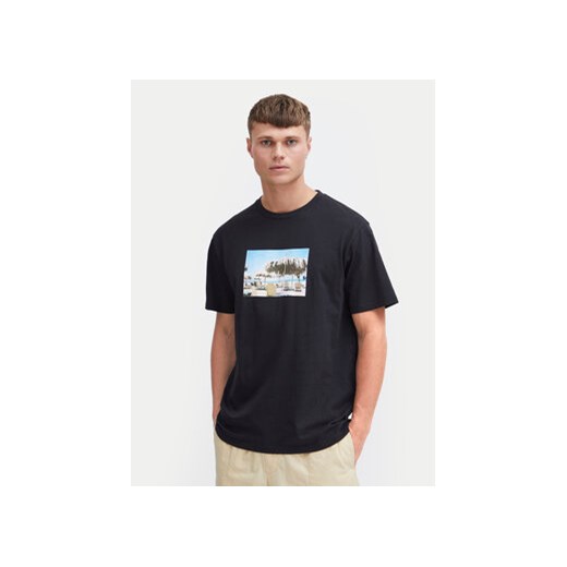 Solid T-Shirt 21108237 Czarny Regular Fit ze sklepu MODIVO w kategorii T-shirty męskie - zdjęcie 170878429