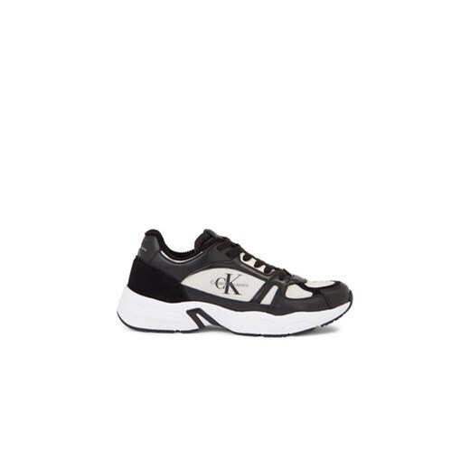 Calvin Klein Jeans Sneakersy Retro Tennis Laceup Coui YM0YM00793 Czarny ze sklepu MODIVO w kategorii Buty sportowe męskie - zdjęcie 170878456