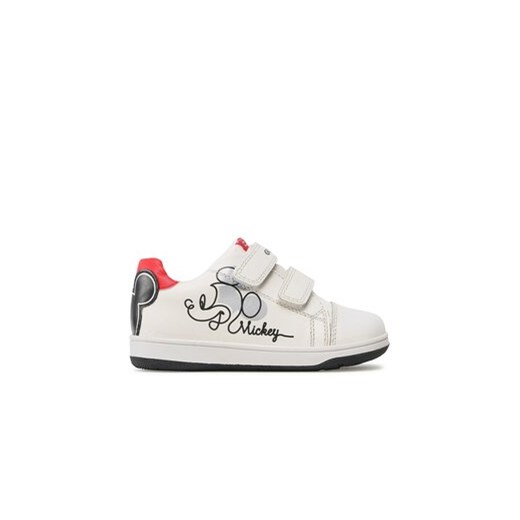 Geox Sneakersy B New Flick Boy B351LA08554C0404 S Biały ze sklepu MODIVO w kategorii Trampki dziecięce - zdjęcie 170878516