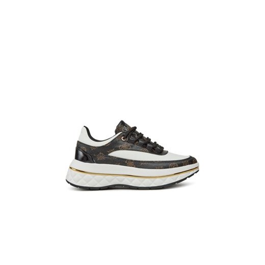 Guess Sneakersy Kyra FL8KYR FAL12 Biały ze sklepu MODIVO w kategorii Buty sportowe damskie - zdjęcie 170878546