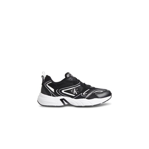 Calvin Klein Jeans Sneakersy Retro Tennis Su-Mesh YM0YM00589 Czarny ze sklepu MODIVO w kategorii Buty sportowe męskie - zdjęcie 170878548