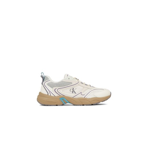Calvin Klein Jeans Sneakersy Retro Tennis Su-Mesh Wn YM0YM00589 Biały ze sklepu MODIVO w kategorii Buty sportowe męskie - zdjęcie 170878569