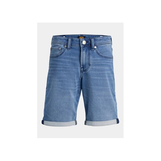 Jack&Jones Junior Szorty jeansowe Rick 12249174 Niebieski Regular Fit ze sklepu MODIVO w kategorii Spodenki chłopięce - zdjęcie 170878648