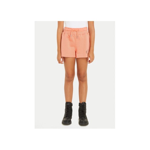 Calvin Klein Jeans Szorty sportowe Iridescent IG0IG02452 Różowy Regular Fit ze sklepu MODIVO w kategorii Spodenki dziewczęce - zdjęcie 170878708