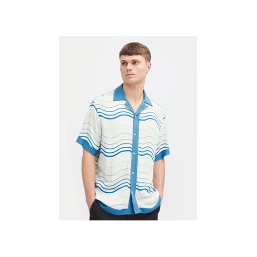 Solid Koszula Ibbs 21108204 Niebieski Relaxed Fit ze sklepu MODIVO w kategorii Koszule męskie - zdjęcie 170878745