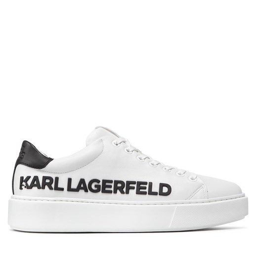 Sneakersy KARL LAGERFELD KL52225 White Lthr W/Black Karl Lagerfeld 40 eobuwie.pl