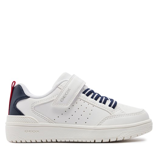 Sneakersy Geox J Washiba Boy J45LQA 05411 C0899 S White/Navy Geox 35 okazja eobuwie.pl