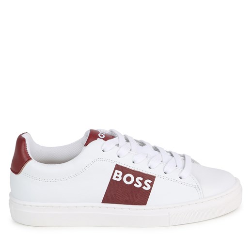 Sneakersy Boss J50854 S Biały ze sklepu eobuwie.pl w kategorii Trampki dziecięce - zdjęcie 170879877