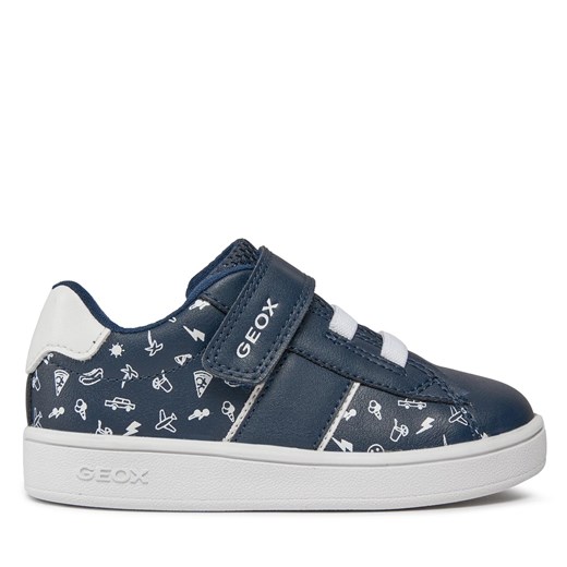 Sneakersy Geox B Eclyper Boy B455LA 00454 C4211 Navy/White ze sklepu eobuwie.pl w kategorii Trampki dziecięce - zdjęcie 170879987