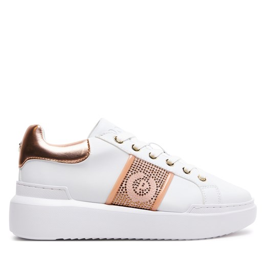 Sneakersy Pollini SA15034G1IXC110C Bianco ze sklepu eobuwie.pl w kategorii Buty sportowe damskie - zdjęcie 170880069