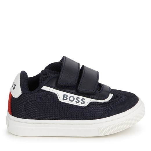 Sneakersy Boss J50874 S Navy 849 ze sklepu eobuwie.pl w kategorii Trampki dziecięce - zdjęcie 170880165