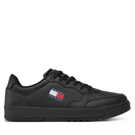 Sneakersy Tommy Jeans Retro Ess EM0EM01397 Black BDS ze sklepu eobuwie.pl w kategorii Buty sportowe męskie - zdjęcie 170880207