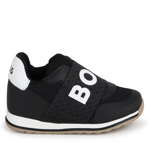 Sneakersy Boss J50869 S Czarny ze sklepu eobuwie.pl w kategorii Buty sportowe dziecięce - zdjęcie 170880227