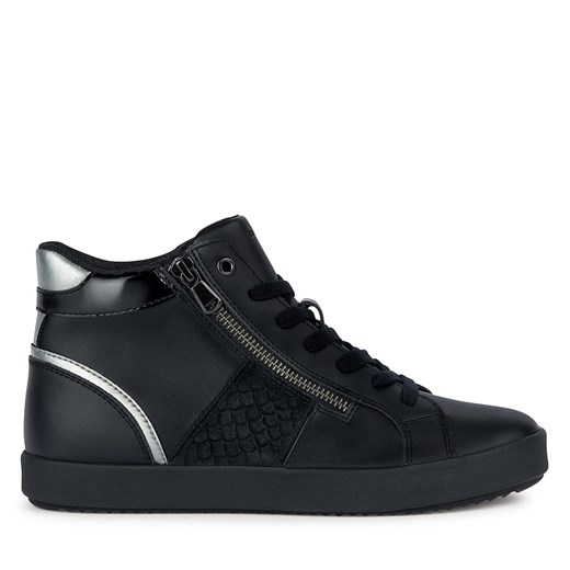 Sneakersy Geox D Blomiee D366HD 054BS C9999 Black ze sklepu eobuwie.pl w kategorii Trampki damskie - zdjęcie 170880266