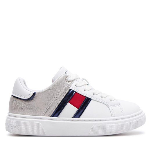 Sneakersy Tommy Hilfiger Flag Low Cut Lace-Up Sneaker T3A9-33201-1355 M Tommy Hilfiger 30 wyprzedaż eobuwie.pl