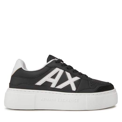 Sneakersy Armani Exchange XDX147 XV830 T037 Black+Op.White ze sklepu eobuwie.pl w kategorii Buty sportowe damskie - zdjęcie 170880289