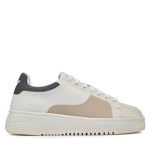 Sneakersy Emporio Armani X3X024 XD401 R299 Sand/Off White/Asphal ze sklepu eobuwie.pl w kategorii Buty sportowe damskie - zdjęcie 170880306