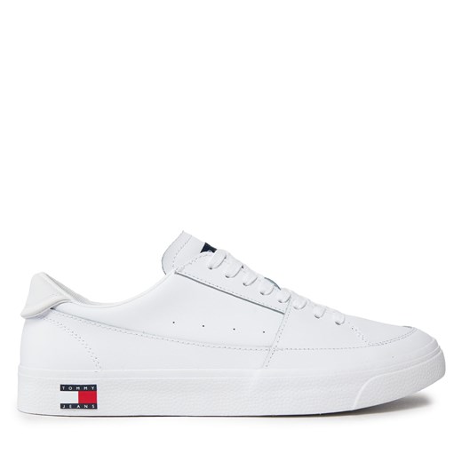 Sneakersy Tommy Jeans Th Central Cc And Coin EM0EM01398 Biały ze sklepu eobuwie.pl w kategorii Trampki męskie - zdjęcie 170880376