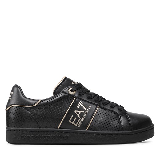 Sneakersy EA7 Emporio Armani X8X102 XK258 M701 Triple Black/Gold ze sklepu eobuwie.pl w kategorii Buty sportowe męskie - zdjęcie 170880458