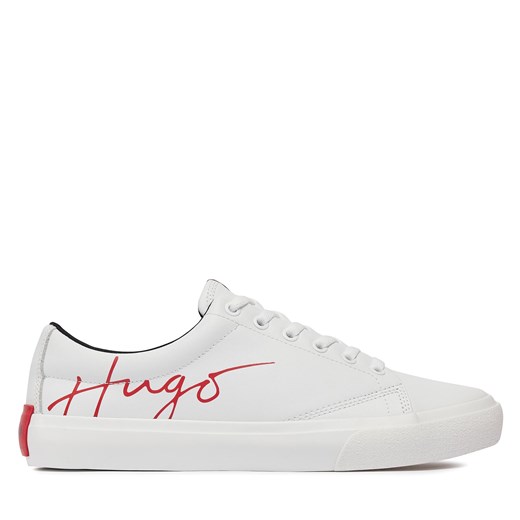 Sneakersy Hugo Dyerh Tenn 50518354 Biały ze sklepu eobuwie.pl w kategorii Trampki męskie - zdjęcie 170880838