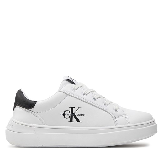 Sneakersy Calvin Klein Jeans V3X9-80876-1355 S White/Black X002 36 wyprzedaż eobuwie.pl