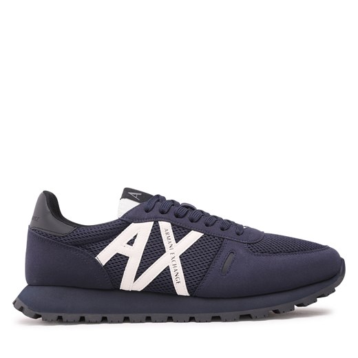 Sneakersy Armani Exchange XUX169 XV660 N151 Granatowy ze sklepu eobuwie.pl w kategorii Buty sportowe męskie - zdjęcie 170881357