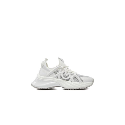 Pinko Sneakersy Ariel 01 SS0023 T014 Biały ze sklepu MODIVO w kategorii Buty sportowe damskie - zdjęcie 170881995