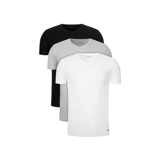Tommy Hilfiger Komplet 3 t-shirtów Vn Tee 3 Pack Premium Essentialis 2S87903767 Kolorowy Slim Fit ze sklepu MODIVO w kategorii Podkoszulki męskie - zdjęcie 170882099