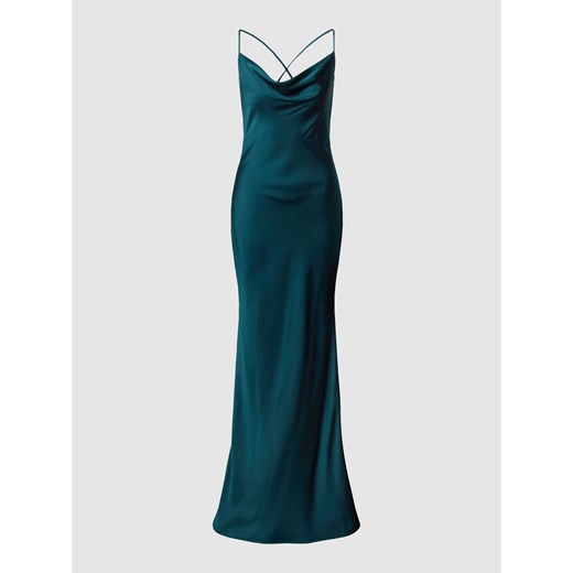 Sukienka wieczorowa z lejącym dekoltem ze sklepu Peek&Cloppenburg  w kategorii Sukienki - zdjęcie 170885579