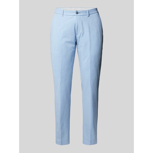 Spodnie do garnituru o kroju regular fit w kant model ‘Pure’ ze sklepu Peek&Cloppenburg  w kategorii Spodnie męskie - zdjęcie 170885607