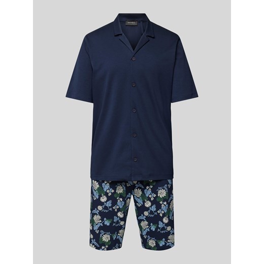 Piżama z kołnierzem z połami ze sklepu Peek&Cloppenburg  w kategorii Piżamy męskie - zdjęcie 170885719