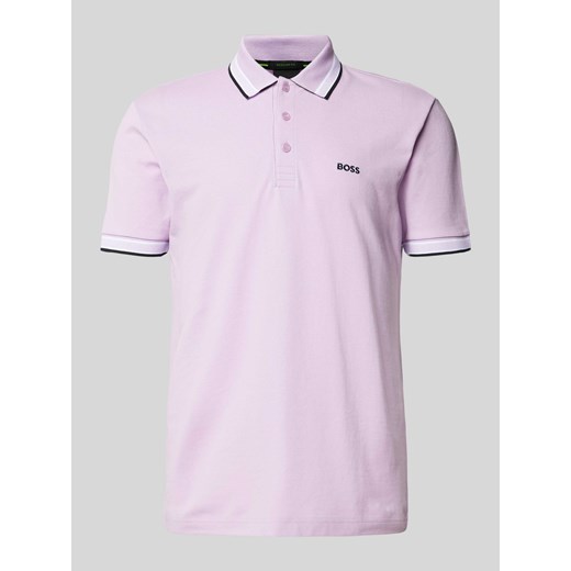 Koszulka polo o kroju regular fit z wyhaftowanym logo model ‘PADDY’ ze sklepu Peek&Cloppenburg  w kategorii T-shirty męskie - zdjęcie 170885817