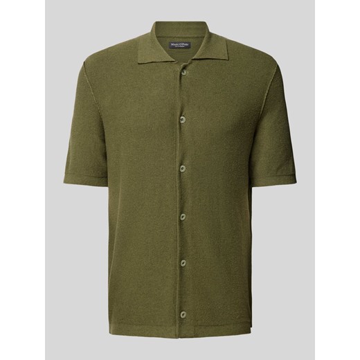 Koszula casualowa o kroju slim fit z wykładanym kołnierzem ze sklepu Peek&Cloppenburg  w kategorii Koszule męskie - zdjęcie 170885819