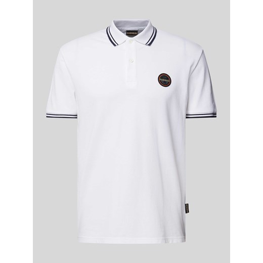 Koszulka polo o kroju regular fit z naszywką logo model ‘MACAS’ ze sklepu Peek&Cloppenburg  w kategorii T-shirty męskie - zdjęcie 170885925