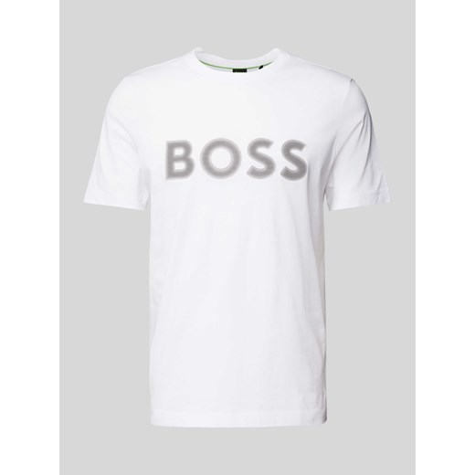 T-shirt z nadrukiem z logo ze sklepu Peek&Cloppenburg  w kategorii T-shirty męskie - zdjęcie 170886099