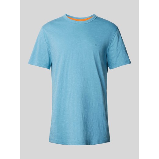 T-shirt z detalem z logo ze sklepu Peek&Cloppenburg  w kategorii T-shirty męskie - zdjęcie 170886149