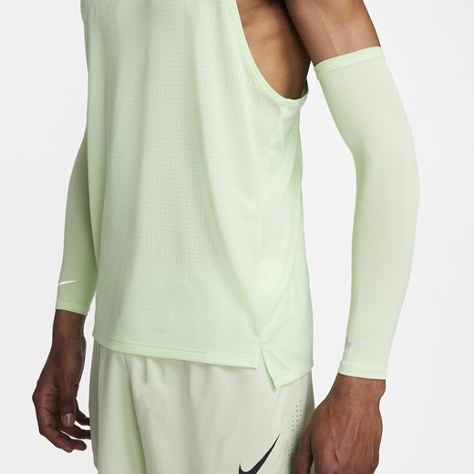 Lekkie rękawy na przedramię do biegania Nike Dri-FIT 2.0 - Zieleń Nike S/M Nike poland