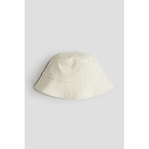 H & M - Bawełniany kapelusz wędkarski - Beżowy ze sklepu H&M w kategorii Czapki dziecięce - zdjęcie 170886329