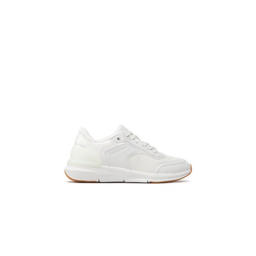 Calvin Klein Sneakersy Flexi Runner Lace Up HW0HW01215 Biały ze sklepu MODIVO w kategorii Buty sportowe damskie - zdjęcie 170887705