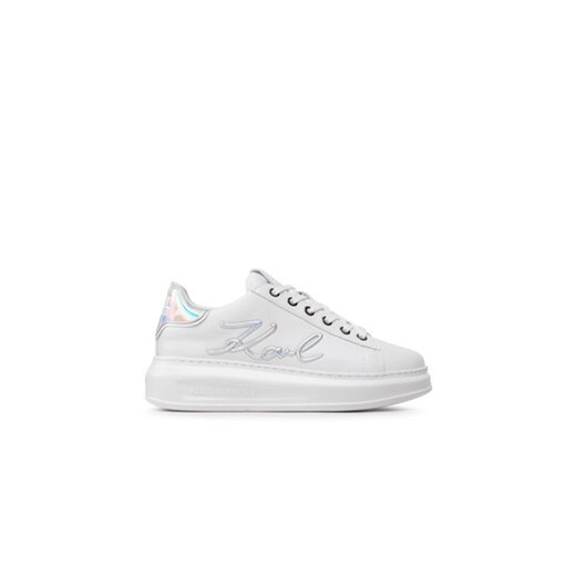 KARL LAGERFELD Sneakersy KL62510A Biały ze sklepu MODIVO w kategorii Trampki damskie - zdjęcie 170887839