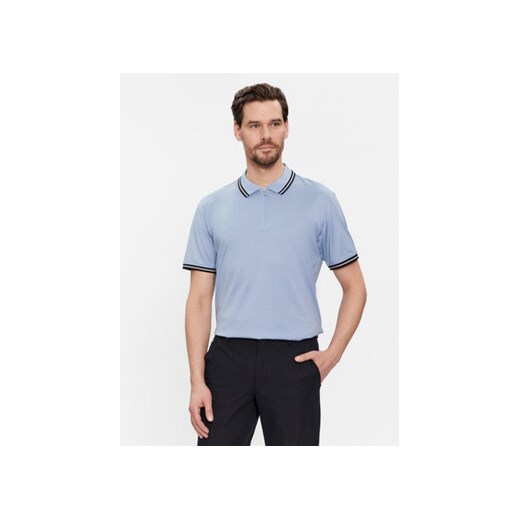 KARL LAGERFELD Polo 745080 541200 Niebieski Regular Fit ze sklepu MODIVO w kategorii T-shirty męskie - zdjęcie 170888008