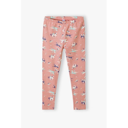 Różowe legginsy dziewczęce w jednorożce 5.10.15. 92 okazja 5.10.15