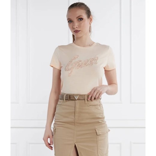 Bluzka damska Guess z bawełny 